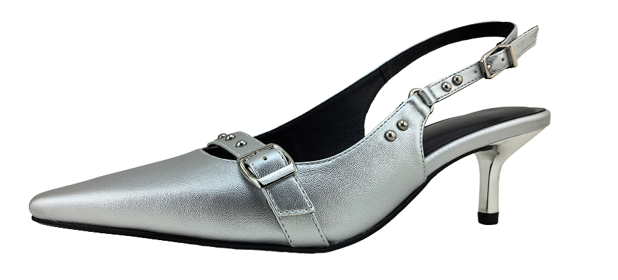 Silver Buckle Slingback product sample