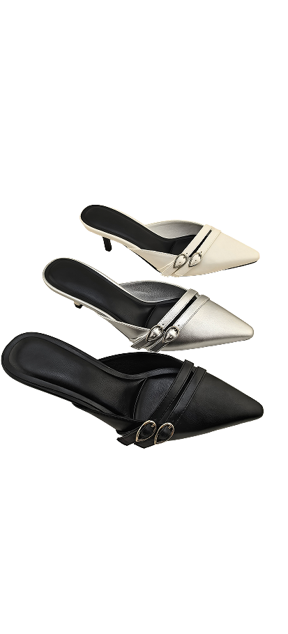 Buckle Mule Collection product sample